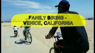 Family Biking - Venice Beach, California