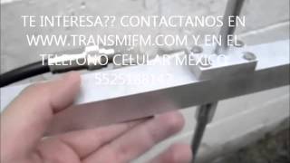 TRANSMISOR FM 88-108 MHZ TRANSMIFM CONTROL REMOTO DIGITAL