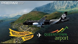 Wellington ✈ Queenstown  |  FSLabs A320 ANZ  ✇  P3D