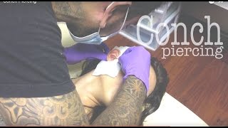 PIERCING VIDEOS- Conch Piercing