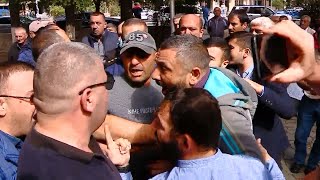“Националы” и представители “Грузинской Мечты” устроили потасовку в Марнеули