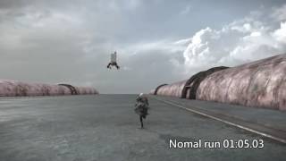 NieR: Automata DEMO - Running Speed Comparison