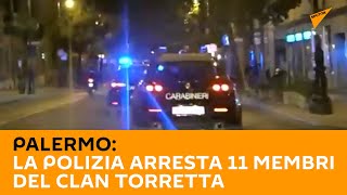 Palermo: la polizia arresta 11 membri del clan Torretta
