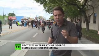Florida protests continue after curfew lifted in Miami