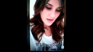 Dulce Maria en PERISCOPE (04.10.2015) Parte 2