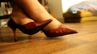 ShoePlay Red Points Crossed Ankle