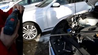 HYUNDAI TUCSON NEW установка упоров капота
