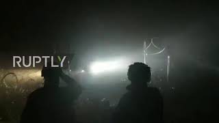 Poland: Border forces arrive as migrants attempt to cross from Belarus at night