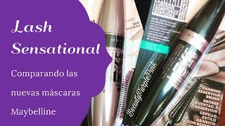 Comparando las nuevas Lash Sensational Maybelline
