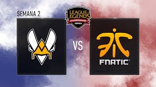FNATIC VS VITALITY - LCS EU - SPRING SPLIT 2018 - #LCSEULVP2