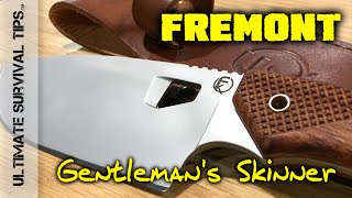 NEW! Fremont Gentleman's Skinner Hunting Knife - Shot Show 2015 - "First Look" - Best Skinner?