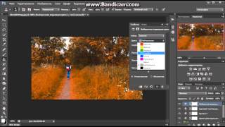 Adobe Photoshop CS6 #Выборочная коррекция цвета; Радиальное размытие