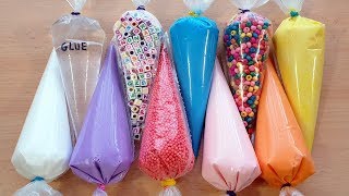 Making Crunchy Slime with Piping Bags