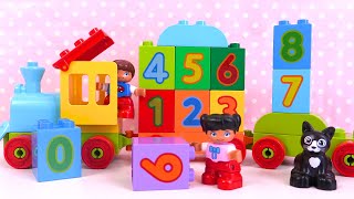 Apprendre les Chiffres en Français Lego Duplo Learn Numbers