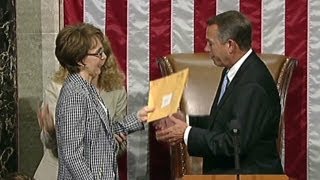 Watch: Gabby Giffords' emotional goodbye