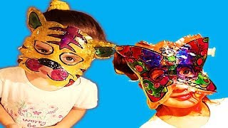 Как сделать для детей супер маску 3D.