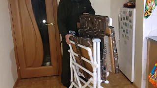 УДОБНОЕ РАСКЛАДНОЕ КРЕСЛО из ПВХ труб своими руками