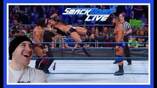 Reaction | RKO OUTTA NOWHERE!!! WWE Smackdown Live Feb. 13, 2018