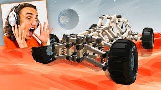 BUILD YOUR OWN ROVER ON MARS! (Rover Builder Funny Moments)