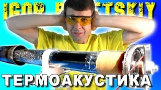 ТЕРМОАКУСТИКА ЗАНИМАТЕЛЬНАЯ ФИЗИКА ГЕНЕРАТОР ТЕРМОАКУСТИЧЕСКИЙ ДВИГАТЕЛЬ СТИРЛИНГА ИГОРЬ БЕЛЕЦКИЙ