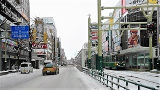 冬の北海道「雪道」今日の交差点はよく滑る！【車載動画】 #2