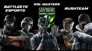R6S WSL Masters 1.Kolo - BattleEye E-Sports vs Rush Team