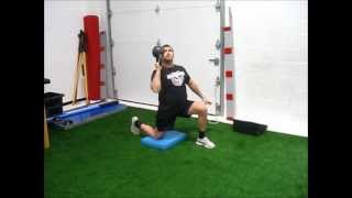 Half Kneeling "Bottoms Up" Kettlebell Press