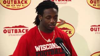 Melvin Gordon Outback Bowl Postgame Press Conference