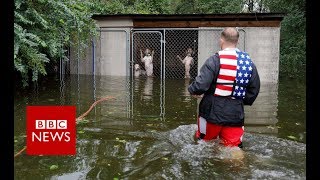 Storm Florence makes landfall - BBC News