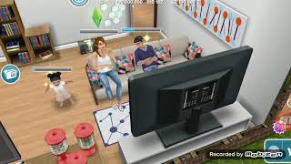 The Sims Freeplay /Династия Бейкер #15 "День рождение Стефани,улучшаем ванную комнату"