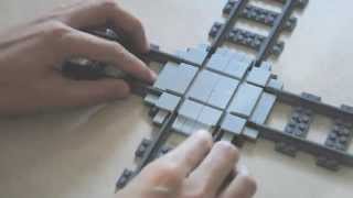 lego train cross 樂高火車十字交匯