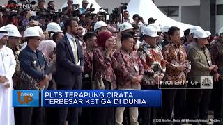 Jokowi Resmikan PLTS Terapung Cirata, Terbesar Di ASEAN