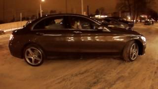 Забираем из салона Mercedes C200. Что в нем есть и почему Mazda 6 хуже.