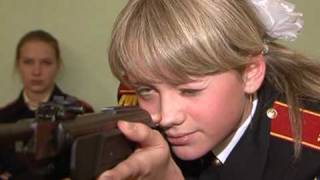 Guns and cookery: The Russian military school for girls