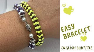 Prismatic RAW Stitch - Beaded #Bracelet - Kolay ve zarif bileklik #PRAW Dikiş Tekniği #Dollarbeadbox