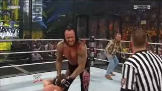 Shawn Michaels  Sweet Chin Music On The Undertaker at Elimination Chamber
