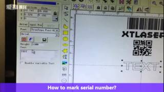 EzCad software using test video