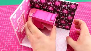 Tiny Teen's Room, DIY Dollhouse Kit With Working Lights