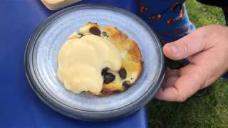 Bread and Butter Pudding on the Cadac Safari Chef 2