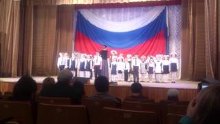 Степное. 2015. День милиции. Хор детской школы искусств.