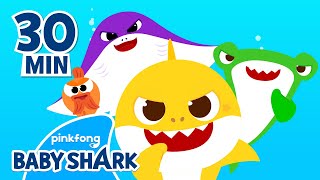 Sing Along with Baby Shark and Friends! | +Compilation | Shark & Ocean Friends 