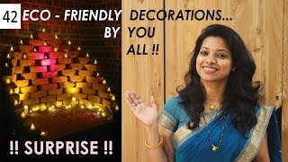 42 Eco friendly brick decorations by you 2018 गणपति सजावट डेकोरेशन Ask Iosis Hindi