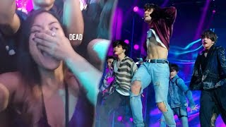 [LIVE REACTION] BTS  (방탄소년단) FAKE LOVE BBMAs | I ALMOST FELL! (with fancam)