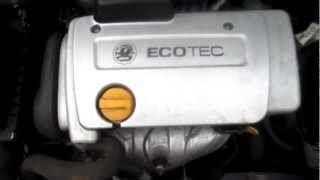 VAUXHALL ASTRA MK4 1 6 PETROL ECOTEC ENGINE VIDEO 60K