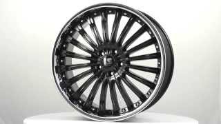 LS-Exclusiv Schwarz Alufelgen für Audi BMW Mercedes Porsche VW Seat Skoda Dodge Nitro Charger 300C