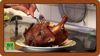 Коптильня BRAVO. Коптим курицу на кухне. ч.2