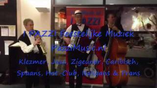 Klezmer Muziek Feest Accordeonist Jazz Music Accordeon Viool Saxofoon Contrabas: Trio I PAZZI !