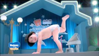 Huggies thoải mái linh hoạt cho mọi vóc dáng