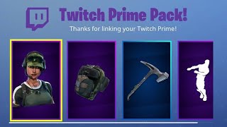 UNLOCKING THE FORTNITE TWITCH PRIME PACK #2!??!!!!