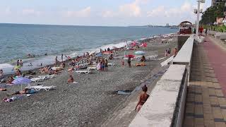 12 08 2020 пляж Турбазы КЗакВО Кобулети ქობულეთი Аджария Грузия